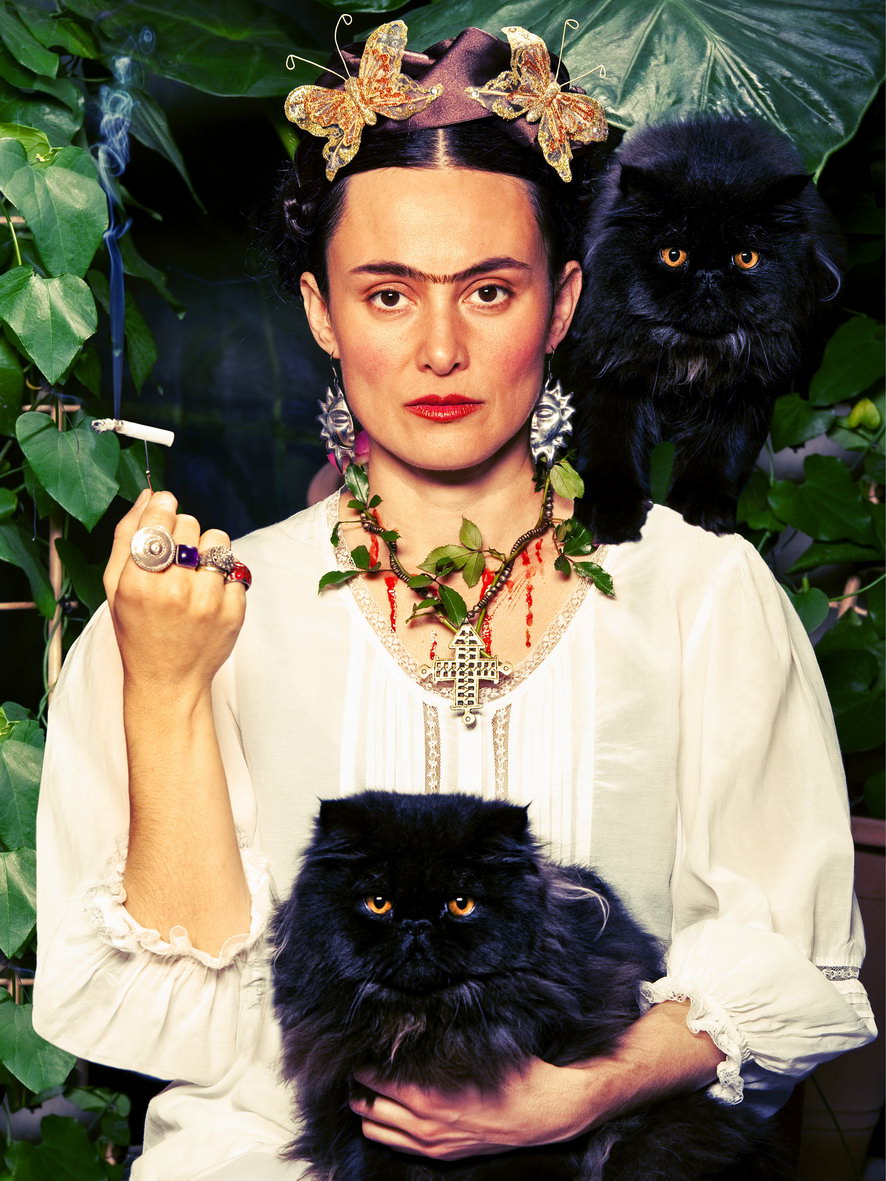 Loewenherz Augen der Frida Kahlo k